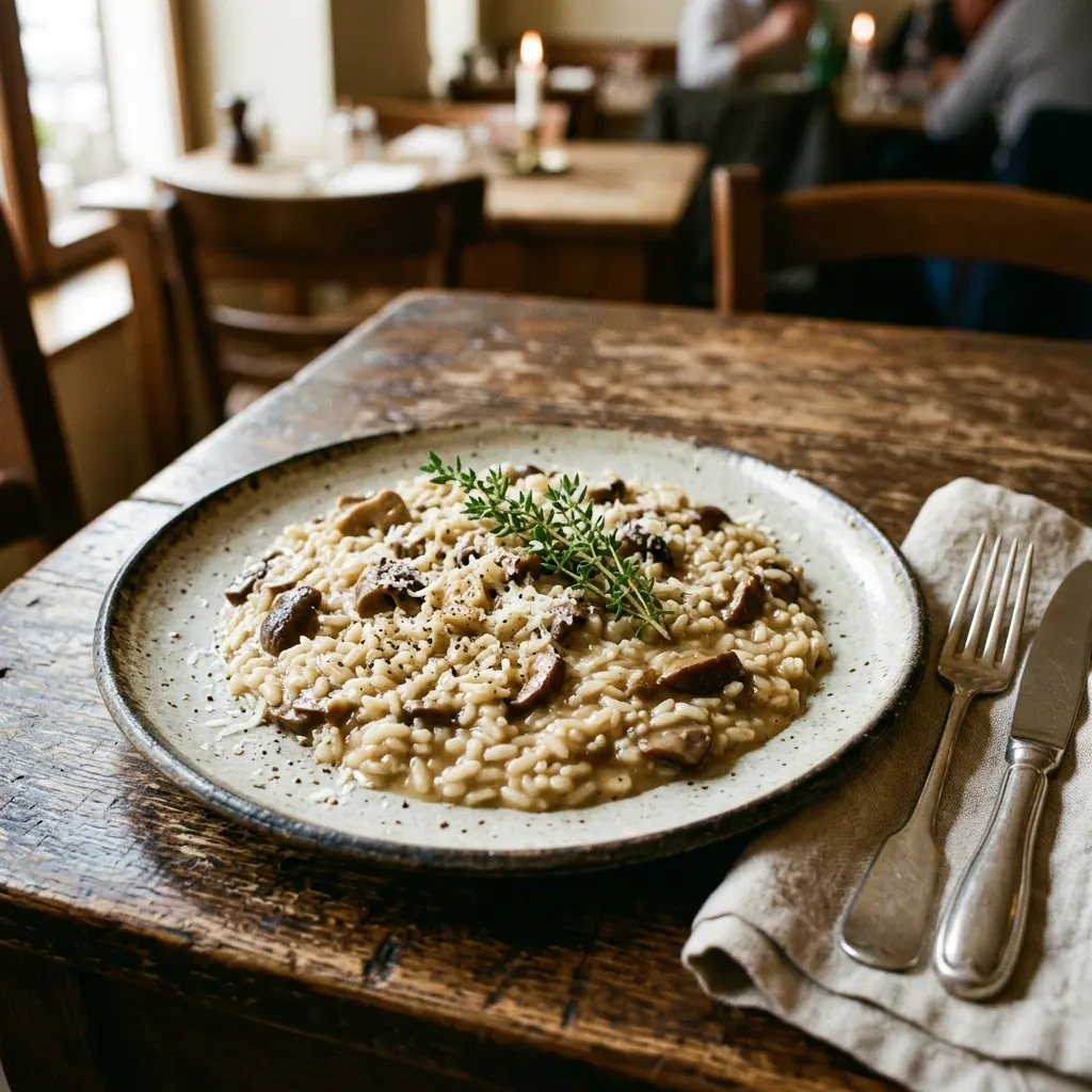 Risotto ai funghi porcini