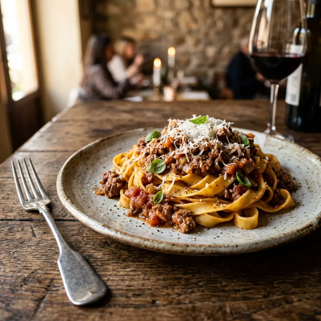 Tagliatelle al ragù